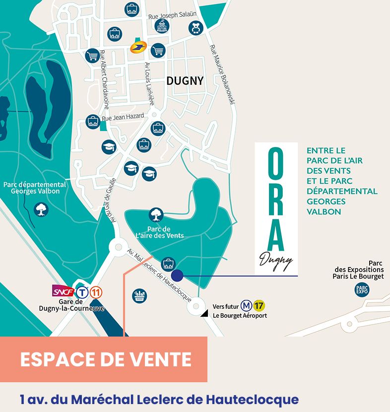 Carte de Dugny